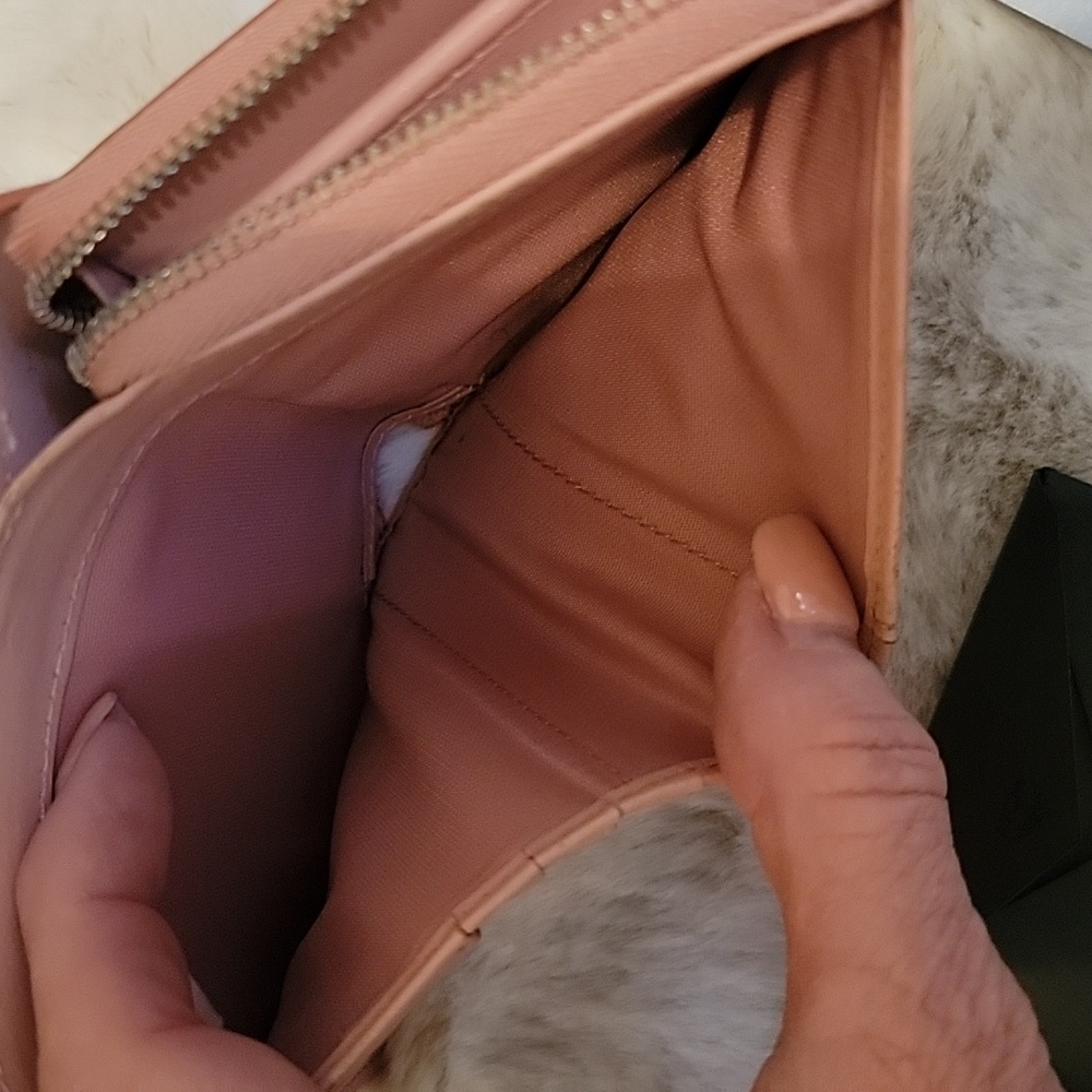 MCM Blush Pink Leather Wallet - Picture 6 of 10